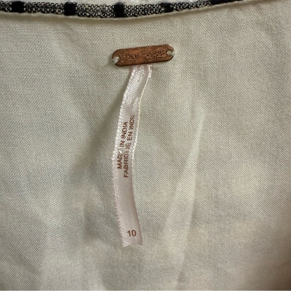 Free People Nodia Dress in Black Size 10 - Picture 4 of 4